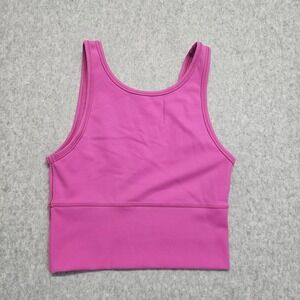 Lululemon Sonic Pink Power Pivot Tank Top Active Yoga Everlux Size 4‎